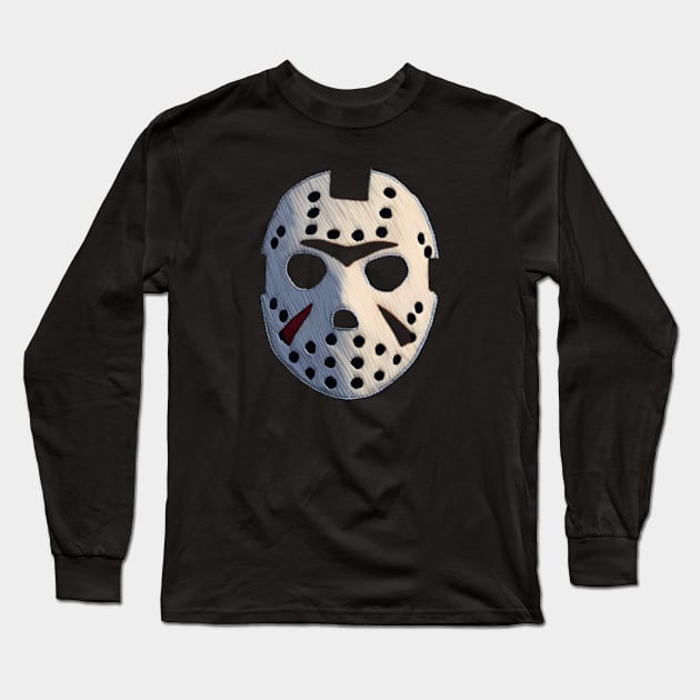 Jason Voorhees Long Sleeve T-Shirt by Sobalvarro